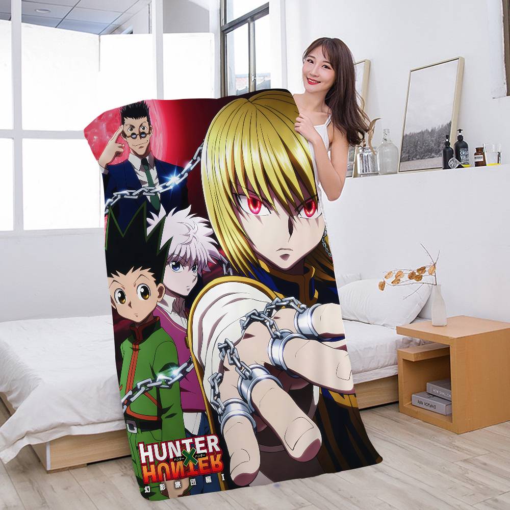 Hot Japan Anime Hunter X Hunter Bath Towel Microfiber Soft Water Breathable For Girl Kids Decorative Cartoon Beach Towel