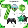 Game Theme Birthday Balloon Set 40inch Pixel Digital Balloon 0-9 Game Console Shaped Balloon Birthday Party Decoration