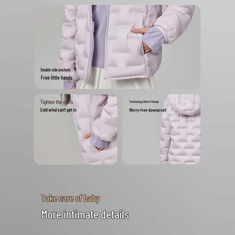 BOSIDENG Kids' T250135040 Short Hooded Down Jacket