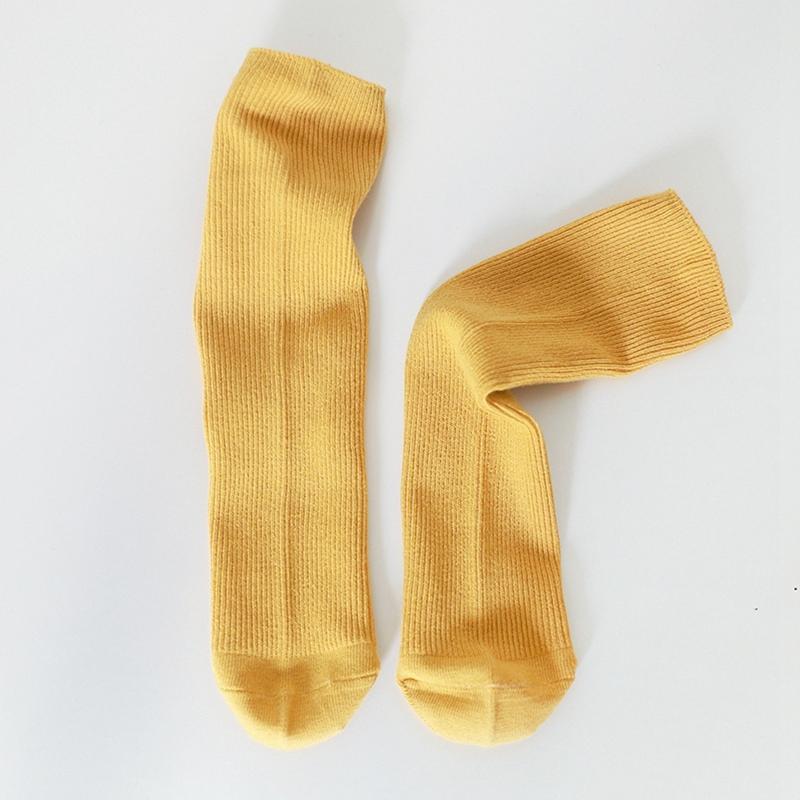 Детские носки Носки средней длины для мальчиков и девочек Однотонные детские носки