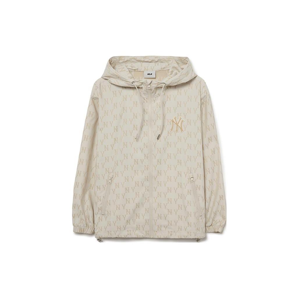 Новые унисекс куртки MLB цвета слоновой кости белые 3AWJM0531-50IVS