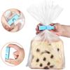 Bread Bag Clips, 10Pcs Easy Squeeze & Lock Food Bag Cinch Clips Good Grips Collection Bag Clip Reusable for Food Fruit Bread Storage