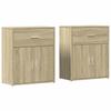 Sideboards 2 pcs. Sonoma Oak 60 x 31 x 70 cm engineered wood