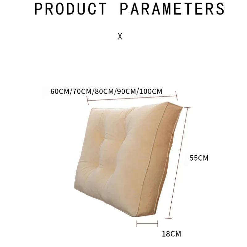 Модная большая спинка, съемная поясничная подушка, квадратная диванная подушка, удобные прикроватные подушки, подушки, декор для дома
