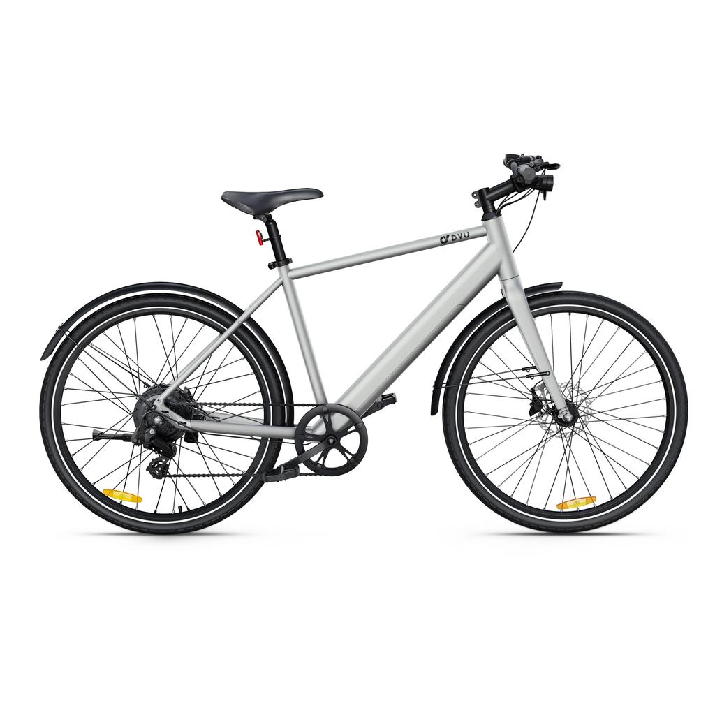 DYU Stroll 1 36V 250W City Electric Bike - 67km Pedal Assist, Ultralight 18.5kg, Hydraulic Disc Brakes, Stylish City Commuter Design