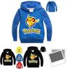 Pokemon Go Kids Boys Girls Long Sleeve Sweatshirt Tshirt Casual Tops Clothes