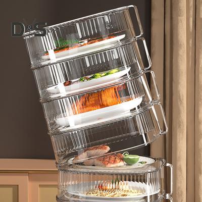 Штабелируемая изолированная крышка для пищевых продуктов Изолирует пыль от мух Практичное сохранение тепла Крышка для остатков еды