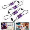 4Pcs Pet Tourniquet Quick Release Non-Irritation Compact Size Labor-saving Reusable Prevent Bleeding PVC Professional