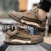 Safety Shoes Men With Steel Toe Cap Anti-smash Men Work Shoes Non Slip Sneakers Puncture-Proof Indestructible Shoes Dropshipping