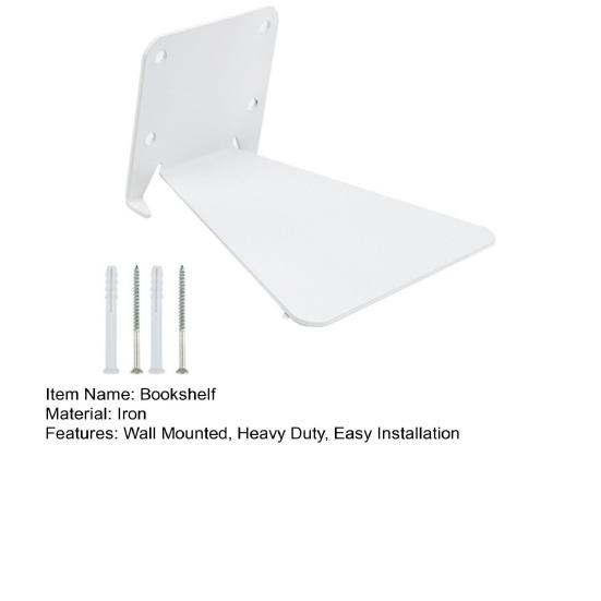 Невидимая плавающая книжная полка, настенные книжные полки для книг, растений, DVD-дисков, настенный железный органайзер для домашнего офиса, класса