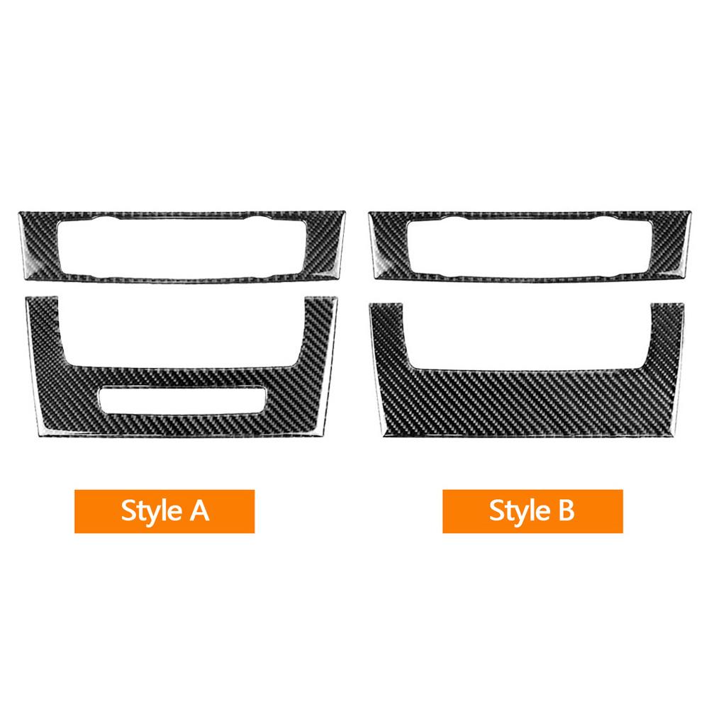 Настоящее углеродное волокно, накладка на панель кондиционера для BMW 3 серии E90 E92 E93 2005-2012, абсолютно новый высококачественный автомобиль