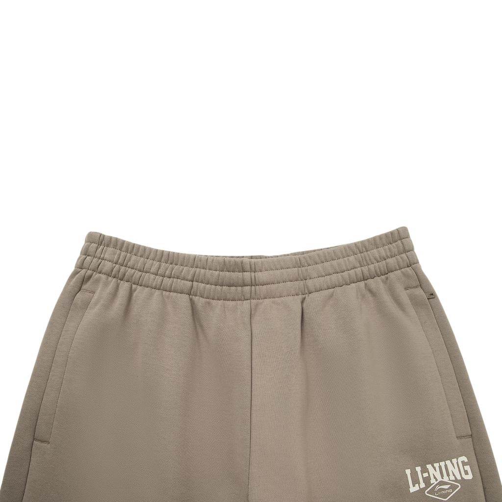 Li Ning Серия Спортивный Стиль Флис Удобные Толстые Универсальные Свободного Кроя Брюки Джоггеры Мужские низы AKLV953-6