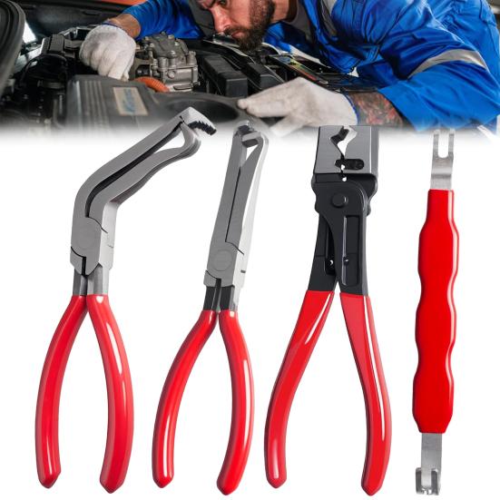Автомобильные плоскогубцы для разъединения электрических контактов с эргономичной рукояткой, многоцелевой инструмент для разъединения электрических разъемов, набор плоскогубцев для ремонта автомобилей