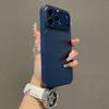 Роскошный Матовый Жесткий Акриловый Бронированный Чехол для iPhone 17 Air 16 15 14 13 Pro Max 17pro Однотонный Защитный Чехол-Бампер