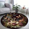 Круглый ковер Ковер для гостиной Грязеотталкивающий Коврик под журнальный столик Противоскользящий Коврик для подвесного кресла-корзины