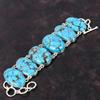 Tibetan Turquoise Bracelet Handmade Gemstone Jewelry 925 Sterling Silver Bracelet Adjustable Chain Bracelet Designer Bracelet Gift For Women