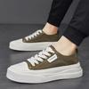Мужская обувь 2025 новая летняя повседневная трендовая толстая подошва с увеличением роста низкие кеды нескользящие и износостойкие спортивные студенческие модные туфли