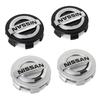  CHUQAZ1 4PCS Anti-Rust Rim Emblem Decals Scratch-Proof Car Wheel Center Cover for Nissan Nismo GTR Altima Qashqai Almera Navara