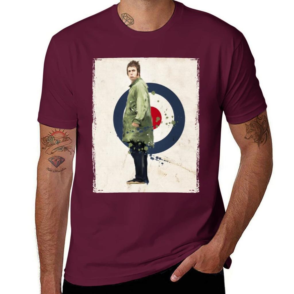 Liam gallagher classic art Футболка свитшот новое издание мужские футболки с принтом аниме