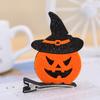 Creative Halloween Dress Up Hairpin Children'S Three-Dimensional Hair Accessories, Cute Cat Pumpkin Bb Clip Bat Hairpin Gift