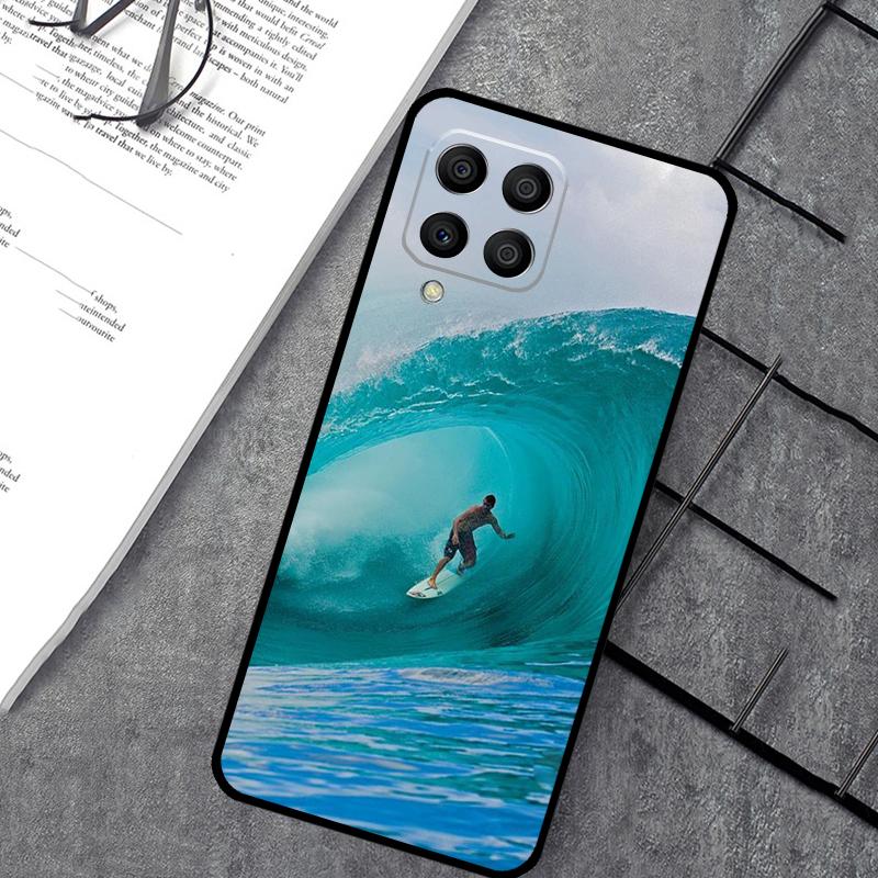 California Surfing Waves Case For Samsung Galaxy M35 M21 M12 M13 M14 M15 M06 M16 M36 M56 M31 M53 M32 M52 M55 M34 M54