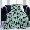 Boston Terrier Blanket Soft Cozy Boston Terrier Cute Puppy Dog Throw Blanket for Kids Girls Women Adults Boston Dog Lover Gifts