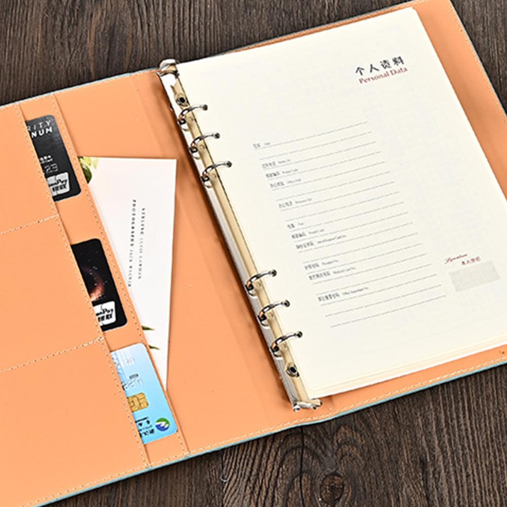 A5 Business Loose-leaf Notebook, Student Buckle Diary, Notepad, Subject Notebook, Replaceable Inner Pages, Hand Ledger