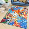 Классический P-P0kém0n Charizard Принт Ковер Гостиная Спальня Диван Большой Площади Декоративные Ковры Детская Игровая Нескользящий Коврик Замечательные Подарки