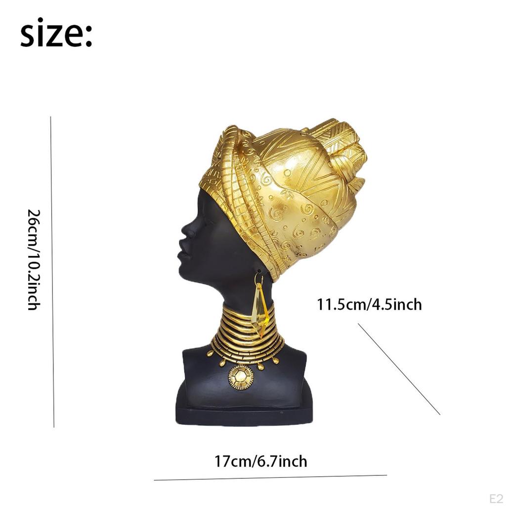 Африканская статуя женщины, дамский бюст, женская скульптура для гостиной