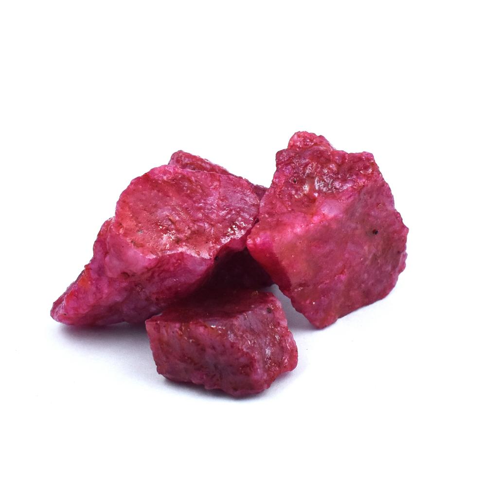 Raw Rough Uncut CERTIFIED 150.23 Ct Natural Red Ruby Lot Loose Gemstone LR-61-SA