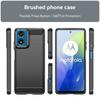Для Чехол Motorola Moto G24 Чехол Moto G24 Coque Carbon Fibre Bumper Back Противоударный Мягкий Чехол TPU Moto G 24 G04 G34 G24 Fundas
