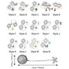 2PCS Stainless Steel Butterfly Bee Chain Tea Infuser Fine Mesh Spice Ball Tea Strainer  Soup