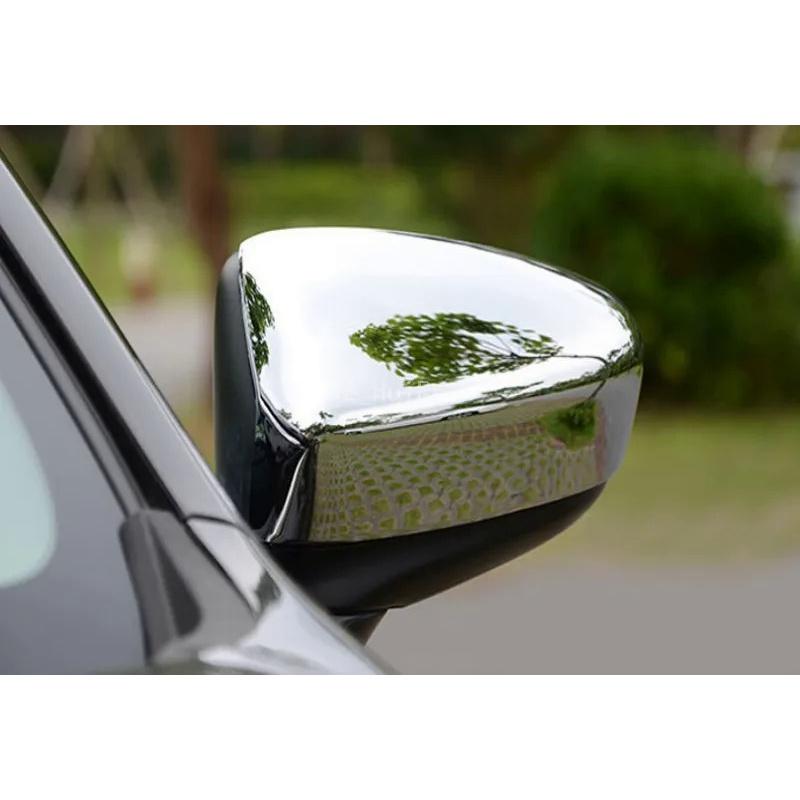 2 шт. ABS хромированные боковые зеркала заднего вида накладка для Mazda 3 AXELA M3 2014 2015