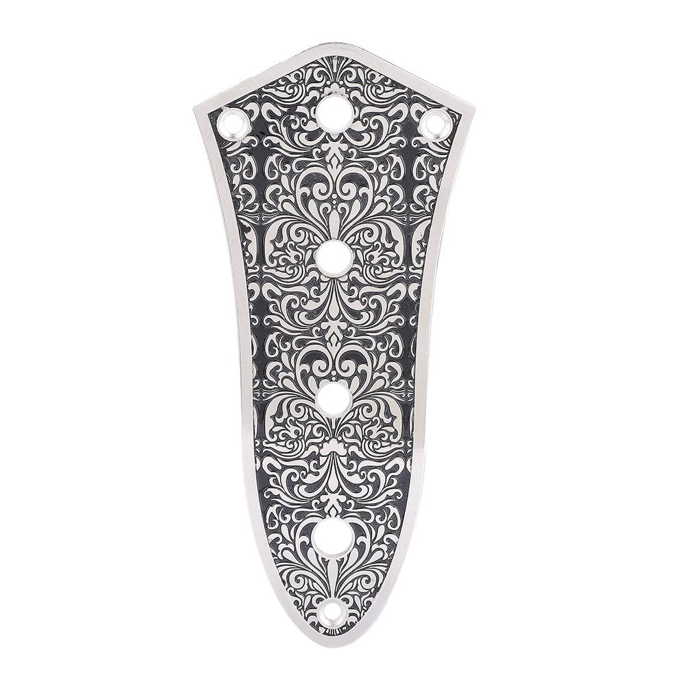 Запасная часть регулятора громкости для джазовых бас-гитар, серебристо-черная