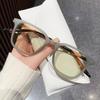 Солнцезащитные очки Retro Brown Gradient Sunglasses - унисекс, квадратная оправа, защита от УФ-излучения, оттенок Sunset