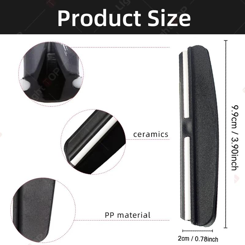 1PCS Fixed Angle Grinding Clamp Guide Small Angle Grinding Aid Knife Clip Sharpener 15 Degrees Ceramic Whetstone Accessories