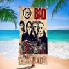 Rock Band Star U-U2 Музыкальный Аниме Пляжное Полотенце Мягкое Впитывающее Кухонное Полотенце Детские Подарки для Детей Путешествия Кемпинг Спортзал