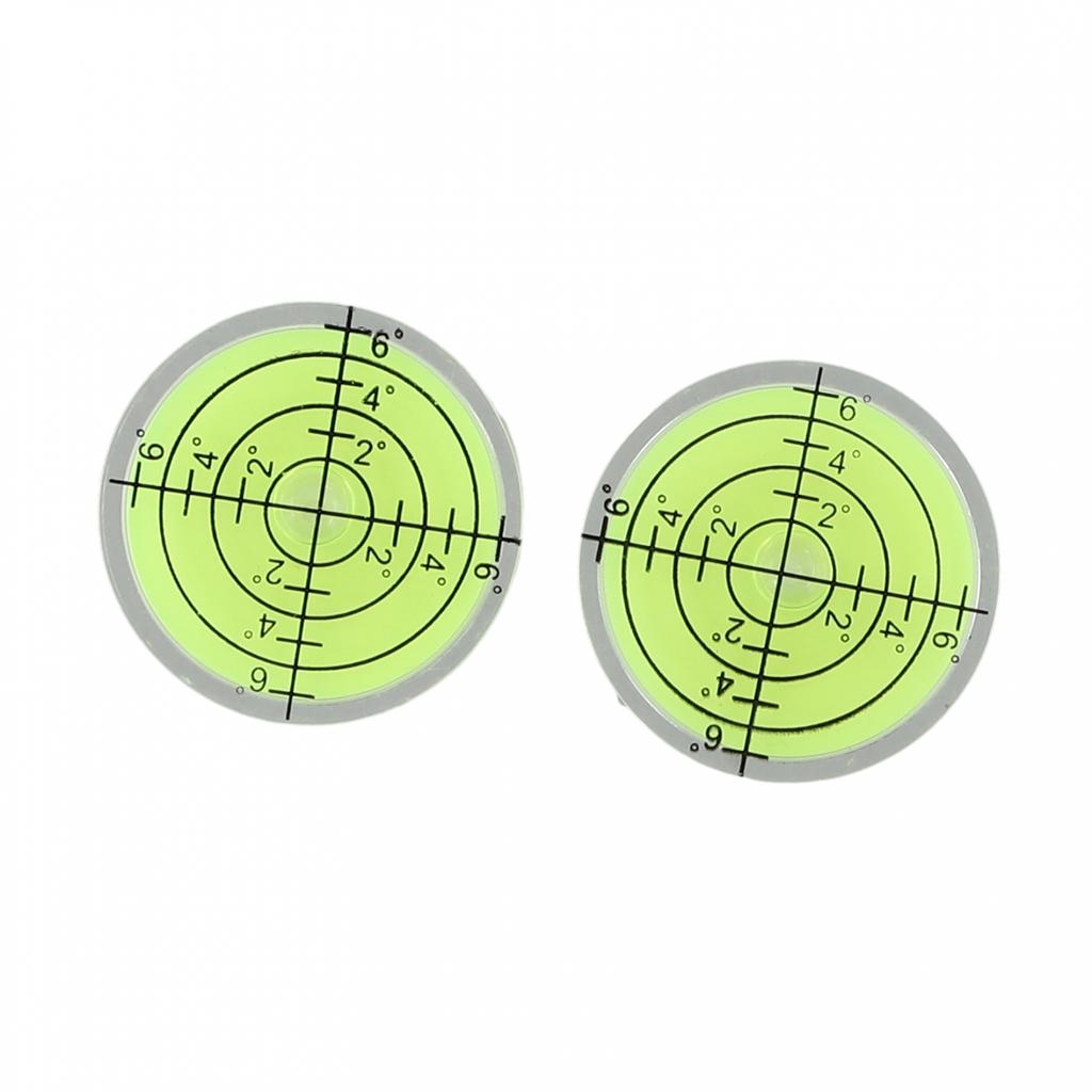 Пузырьковый уровень 32*7 мм/1,26*0,28 дюйма флуоресцентный желто-зеленый