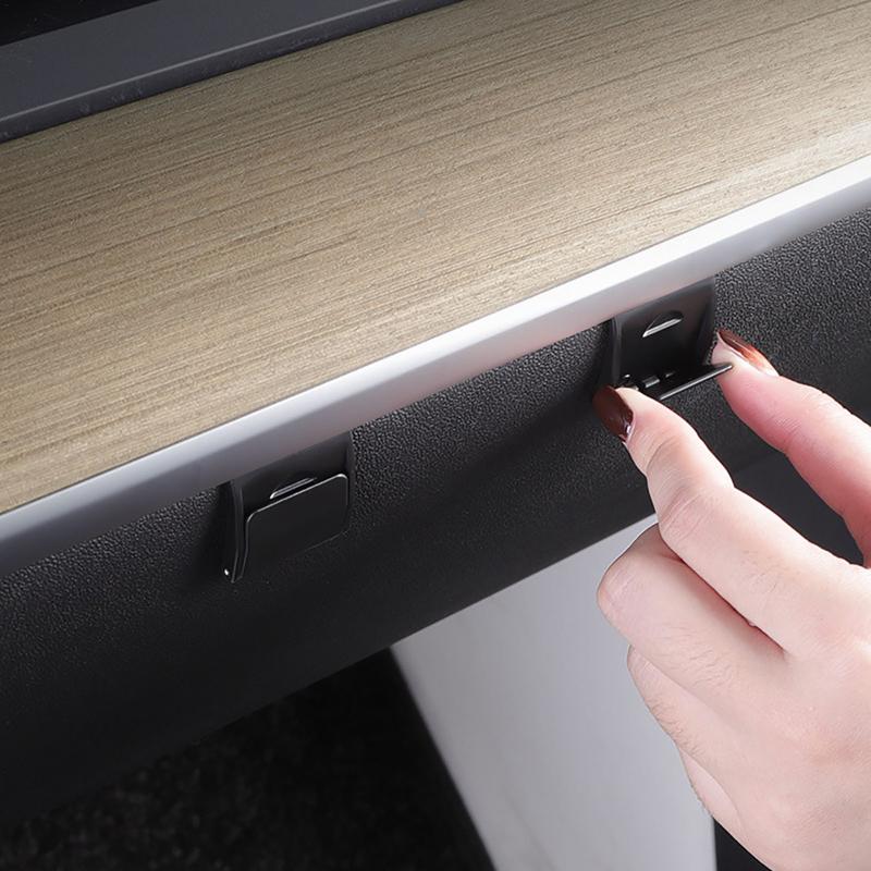 Крючок для перчаточного ящика Крючки для переднего багажника Крючок для перчаточного ящика для модели 3/Y Пряжка для второго пилота Модель 3 Y Крючок для перчаточного ящика на приборной панели для автомобиля