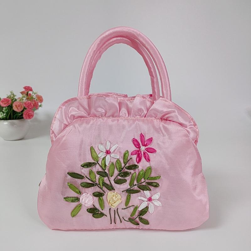 Женская сумка на молнии сумка с вышивкой лентами ручной работы сумка для покупок мамы сумка-клатч свадебная сумка