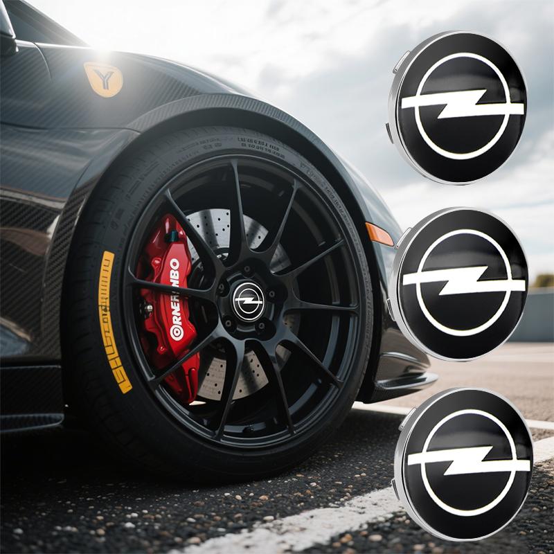 4Pcs 56mm Car Wheel Stickers Center Hub Cap Car Emblem Badge For Opel Astra j g Insignia Corsa d Vectra c Zafira a Auto Gadgets