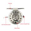 Fly Fishing Reel Right Handed Aluminum Alloy Smooth Ice Fishing Reels Fly Reels Fishing Accessories