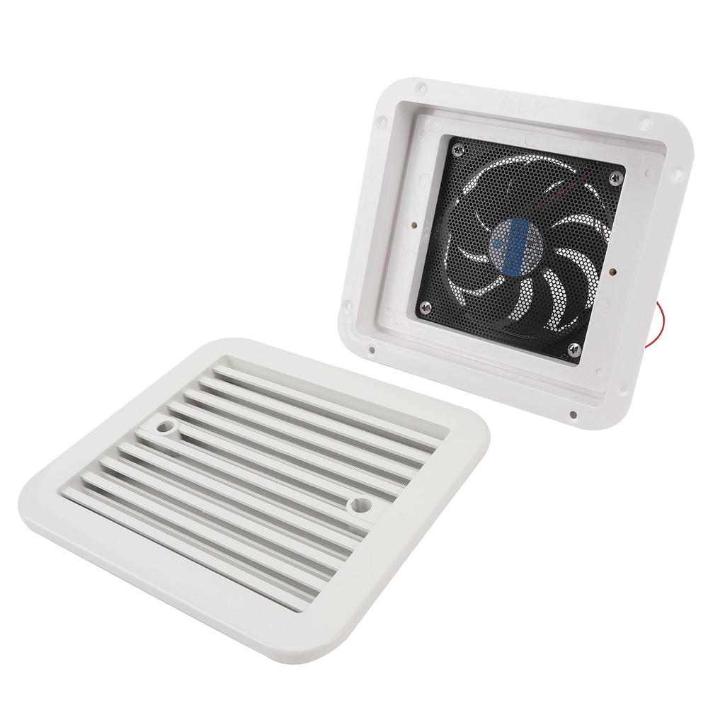 5V RV Side Vent Fan One Way Silent Wind Air Vent Ventilation Exhaust Fan for Caravan Motorhome Camper Yacht