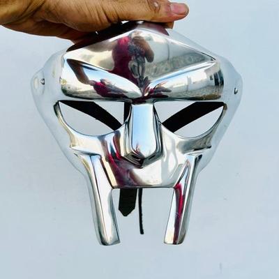 Маска MF DOOM, Фэнтезийная ролевая игра, Маска Mad-villain Steel Face Armor, Средневековая маска ручной ковки, Подарок, Маска для косплея в стиле хип-хоп