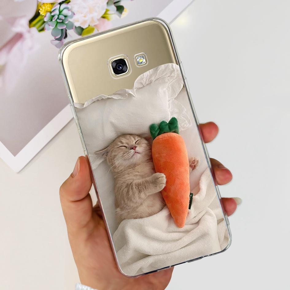 Чехол для Samsung Galaxy A5 2017 A520 A520F Популярный Цветок Прозрачный Силиконовый Мягкий Чехол Для Samsung A 5 2016 A510 A510F Бампер