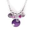 [G6002] - Purple 'Princess Butterfly' Designer Necklace
