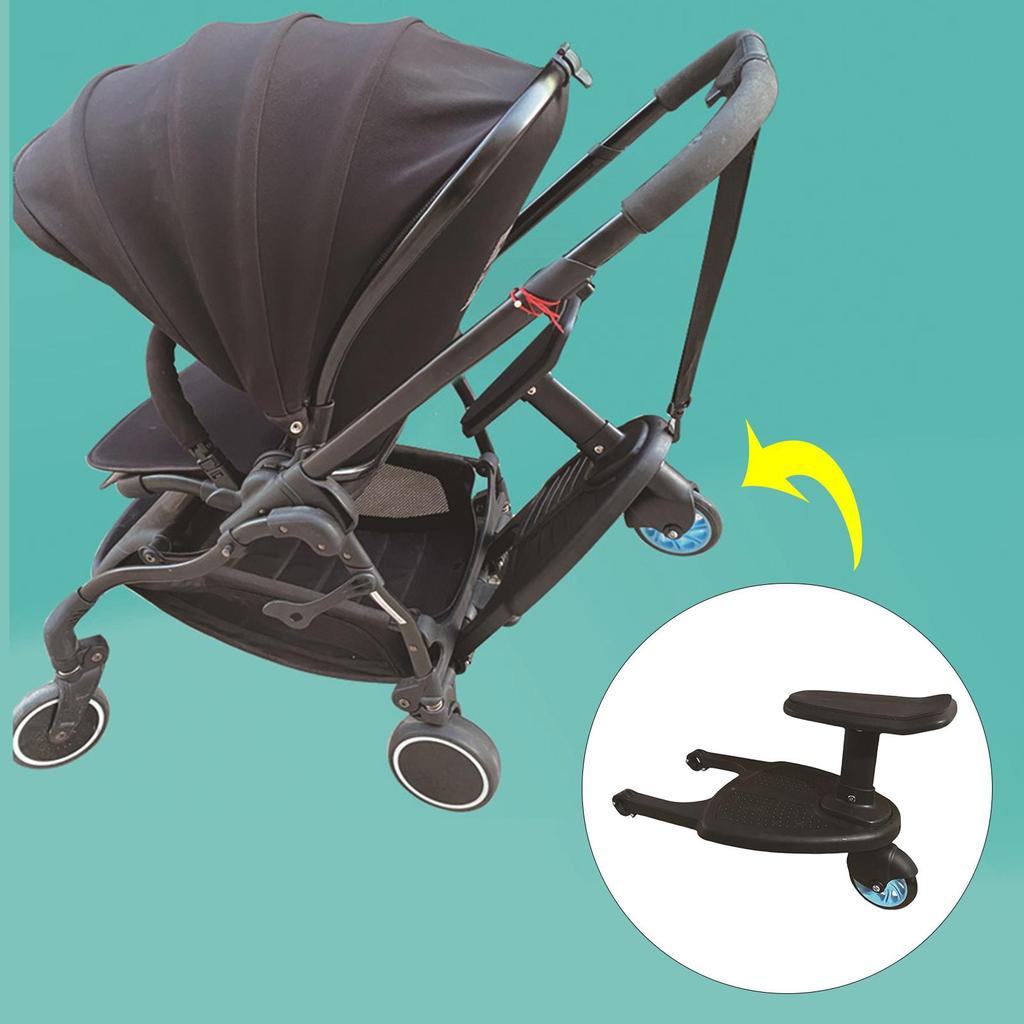 Baby Stroller Auxiliary Pedal Skateboard Attachment Child Kids Standing
