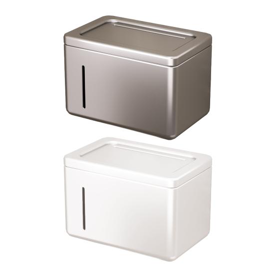 Napkin Storage Box Wall Mounted Waterproof Toilet Paper Holder Non-Drilled