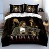 Постельное белье с принтом группы Nirvana Комплект постельного белья Комплект пододеяльника Пододеяльник Наволочки (1 * Пододеяльник 2 * Наволочки, без одеяла)