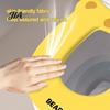 Waterproof Bathroom Seat Pad Toilet with Aromatherapy Odor Neutralizer, Cute Cartoon Bear Design, Easy Clean Gasket Soft EVA Washable Cushion,